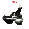 Fragrance Lamps 38 Style Ceramic Glaze Waterfall Backflow Incense Burner Censer Holder Cones Home Decor Stick Smoke Cone Tower Lotus I0329