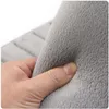 Tapis Inyahome tapis de salle de bain en mousse à mémoire de forme super doux en peluche tapis de salle de bain absorbant antidérapant lavable en machine tapis de chambre 230329