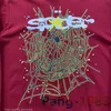 Felpe con cappuccio da uomo Felpe Spider Web Print Red Sp5der 555 555 Felpa con cappuccio da uomo Felpa con cappuccio in spugna di alta qualità da donna Young Thug Pullover Set Streetwear