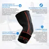 Elbow Knee Pads One elbow bracket with shoulder strap adjustable compression sleeve arm support suitable for running exercise tennis arthritis 230329