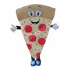 Trajes profissionais de mascote de pizza animada desenho animado mascote personagem Halloween Carnival Fantas