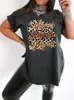 Magliette da donna 2023 T-shirt per la festa della mamma Mama Stampa vintage Strate Fit Shirt SCOLA SCHEGGIO SIMMA SIGNO