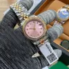 여성 시계 자동 기계식 시계 31mm 케이스 다이아몬드 여성 손목 시계 Montre de Luxe