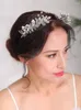 Nakrycia głowy Złote Wedding Hair Band Holyness Vintage Liście nakrycia ślubnego Tiara Chic Akcesoria Koronia