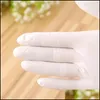 Disposable Gloves 100Pcs Latex White Nonslip Laboratory Rubber Protective Household Cleaning Products In Drop Delivery Home Garden K Dhfwo