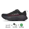 Hoka Shoes One Bondi 8 Clifton Athletic Runner 스니커 Hokas Carbon x 2 그림자 트리플 흑백 항구 음력 여성 남성 트레이너 가벼운 충격