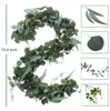 Outros suprimentos de festa do evento Party Party Joy 1.9m Fake Greenery Vine Plant Plant Artificial Eucalyptus Garland Willow para festas de casamento Decoração da mesa de casas 230329