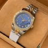 여성 시계 자동 기계식 시계 31mm 케이스 다이아몬드 여성 손목 시계 Montre de Luxe