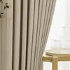 Curtain For Living Room Solid Color Full Shading Home Decoration Thicken Balcony Bedroom Sunblind Cortinas Rideaux Pour Le Salon