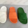 المصممين للجنسين صندل الواجهة البحرية ماكسي دامير شريحة مطاطية TPU Slippers الفاخرة المسطحة