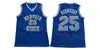 State Tigers College Basketball 25 Penny Hardaway Jersey 32 James Wiseman 55 William Wright University Hafdery and Sewing Black Blue White Greyteam NCAA