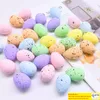 4cm Foam Easter Eggs Happy Easter Decorations Painted Bird Pigeon Eggs DIY Craft Kids Gift Favor Home Decor Easter Party Decoration Min