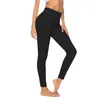 Yoga tenues dames couleur Pure gaze poche taille élastique Fitness Legging pantalons de survêtement mode course pantalon pour femme 2023 en plein air