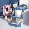 Seat Covers Kursi Latihan Toilet Lipat Bayi Sandaran Urinoir dengan Tangga Bangku Langkah Dapat Disesuaikan Aman untuk Balita 230328