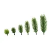 Decorative Flowers 30pcs Artificial Plants Green Pine Needle For Christmas Tree Decoration Accessories Garden Outdoor Fake Branch