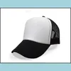 Party Hats Sublimation Trucker Hat Blank Mesh Adt Caps For Printing Custom Sports Outdoor Drop Delivery Home Garden Festive Supplies Dhwqj