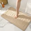 Tapijt inyahome Premium rechthoekige badkamer mat badkamer mat non -slip pad schuim tapijt douche tapijt badkamer keuken slaapkamer tapijt 230329