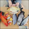 Cat Toys Flipping Fish Toy Realistic Plush Electric Doll Funny Interactive Pets Chew Bite Floppy Perfect For Kitty Exercise Drop Del Dharc