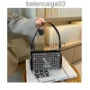 Sacca di canale designer tote borsetta per borse a traversa borsa a tracolla di moda lussuosa maschile femmini full rivet acqua diamante diamante pareggio