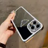 Роскошный блеск телефона iPhone Case для 14 Pro Max 13 11 12 14pro Bling модельер -дизайнер силиконовый TPU Sexy Girl