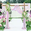 Decoração de festa 70x550cm Cristal de rolo de tule arco de arco de casamento para decoração de cortina de aniversário de cenário DIY