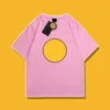 メンズTシャツは綿服デザイナー高品質1 1と女性の基本的なカップル笑顔の顔を印刷する大きなスタースリーブファッショントレンドMBIU 35