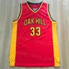 Oak Hill High School Kevin Durant Jersey 35 كرة السلة Carmelo Anthony 22 College College All Team Team Color Yellow Red for Sport Fans University On Man NCAA