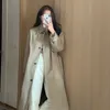 Women's Trench Coats 2023 Early Autumn Windbreaker Coat Fashion Spring And Khaki Short Korean Version Of The British Style 230329