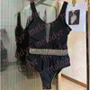 Black Swimwear for Ladies Sexy Mesh One Piece Swimsuit Womens Summer Vacation Bathing Suit