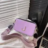 9 färger Multicolor Luxury Designer Bag Klassiska kvinnor Justerbar bred axelrem Shouders Camara Handväska Fashion Crossbody Tote