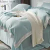 Bedding Sets Nature Luxury Silk Beauty Home Bedroom com capa Cama de lençóis lisos para adultos Consolador