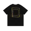 Famous Mens Summer T Shirt High Street Men Fashion Letter Printing Tees Womens Clothing Size S-XL