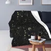 Blankets Into The Galaxy Blanket Occult Witch Magic Plush Throw Blankets Home Couch Decoration Ultra-Soft Warm Bedspreads 230329