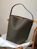 حقائب السهرة The NS Park Cowhide Single Shoulder Bag Handbag Row Bucket Tote Lcu 230329