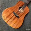 Lvybest Custom 41 pulgadas Dreadnought D Body Koa Wood Top Guitarra acústica ACEPTAR Personalización de guitarra OEM