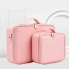 Cosmetic Bags Cases Female PU Makeup Tool Organizer Professional Artist Case Travel Beauty Nail Make Up Storage Box 230329