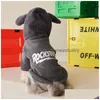 Dog Apparel Clothess Autumn Ands Winter Clothes Plus Veet Small And Medium Teddy Sweater Tide Schnauzer Vip Pug Pet Clothing Drop De Dhs15