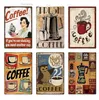 Rétro café métal étain signe plaque en métal mur art décor à la maison pour cuisine café café bar décoration plaque rétro art affiches peinture 30 x 20 cm W03