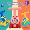 전기 RC 항공기 재미있는 파워 풍선 타워 퍼즐 게임 플라스틱 관성 자동차 과학 실험 실험 어린이를위한 교육 장난감 키트 230329