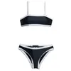 Maillot de bain, maillot de bain bikini, maillot de bain de natation Tube fendu Chaîne en deux pièces spécialement à la mode coupe simple été maillots de bain bikinis sous-vêtements de bain pour fille