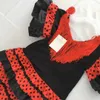 Girl's Dresses Girls Dress Beautiful Spanish Flamenco Dancer Costume Childrens April Sevilla Performances Dance Outfit