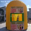 Inflatable Lemonade Booth Customized Inflatable Concession Stand Inflatable Lemonade Kiosk Yellow Stand for Sale/Commercial