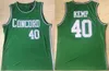 콩코드 아카데미 고등학교 40 Shawn Kemp Jerseys Basketball College University 셔츠 스포츠 팬을위한 모든 스티치 팀 컬러 녹색 통기 가능한 순수면 남성 NCAA