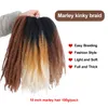 Marley Kinky Doux Tresses Cheveux Ombre 1B Violet Marley Crochet Cheveux Synthétique Afro Crépus Bouclés En Vrac