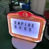 Anpassad uppladdningsbar LED -upplyst Display Marquee Message Board Bar Wine Bottle Preser Party Night Club Marquee Light Box E0403