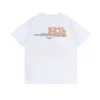 Słynna męska letnia koszulka High Street Men Fashion Letter Printing Tees Odzież damska Rozmiar S-XL