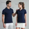 Polos masculinos 2023 Verão Casual Casual Casual Sleeved Polo Suitão Pessoal Company Group Grupo Custom Polo Circon Cotton Men and Women Y2303