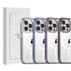 Casos transparentes de magsafe iphone acrílico de acrílico magnético para iPhone 14 13 12 11 Pro Max Mini 7 8 iPhone14 Plus XS XR Wireless Charging Cover