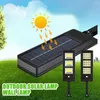 Wall Lamp SOLAR LED 6000K 144LEDs/180 LEDs COB Lamps Outdoor W/ Street Light Garage Remote Control Gar H6S6