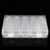 100 st/set Clear Coin Capsule Holder Case 30mm Transparent Collectible Coin Storage Box för minnesmyntmedaljbehållare